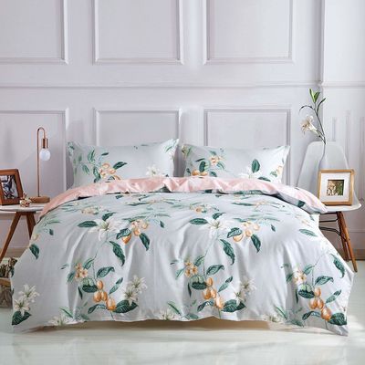 3PCS cores personalizadas Luxury Set de cobertor de cobertor 100% algodão Designers Set de cama