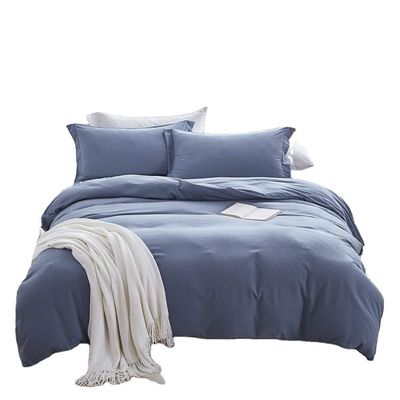 200TC Contagem de fios Custom Colorido Set de lençóis de cama de hotel com algodão de preenchimento