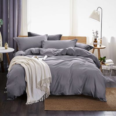 200TC Contagem de fios Custom Colorido Set de lençóis de cama de hotel com algodão de preenchimento