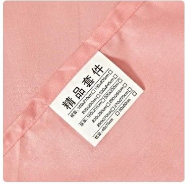 Set de roupa de cama de casamento de luxo de 10 peças com lençol de cama e cobertura de tecido de algodão tecido 200TC