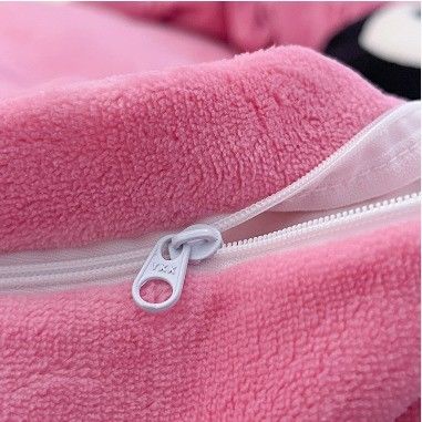 Conjunto de veludo de leite de 4 pcs para roupa de cama de outono e inverno.