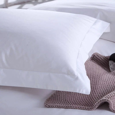 Capa de cobertor e lençol branco 100% de algodão para conforto de hotel de luxo