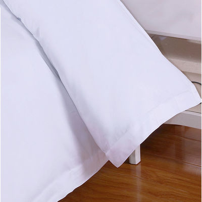 Capa de cobertor e lençol branco 100% de algodão para conforto de hotel de luxo