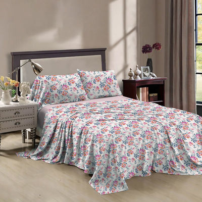100% Poliéster Multi Dimensões Custom Printed Sheet Set para Queen Size e King Fitted Sheet