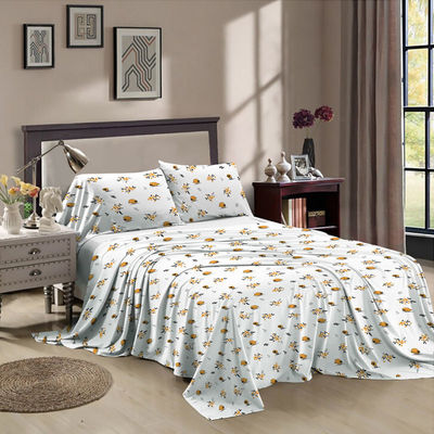 100% Poliéster Multi Dimensões Custom Printed Sheet Set para Queen Size e King Fitted Sheet