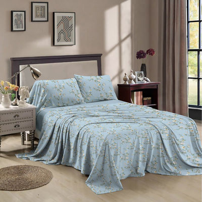 100% Poliéster Multi Dimensões Custom Printed Sheet Set para Queen Size e King Fitted Sheet