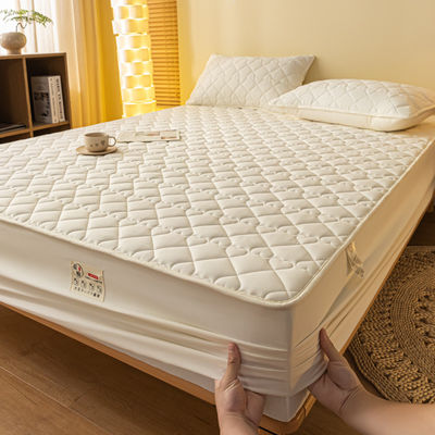Protector de colchão de lençóis de cama equipado para Twin Full King Queen Size Design personalizado