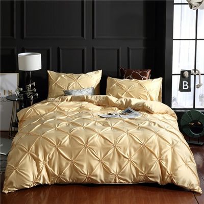 3d Luxury Style Hotel Home Branco Euro Cobertura de Cobertura Com Cobertura de Almofada 3pcs Set de Cama