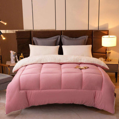 Rosa Branca Sólido Oeko-Tex Conforter Edredon Adolescente Cama de Cama Gêmeos Conjunto Lençóis de Luxo