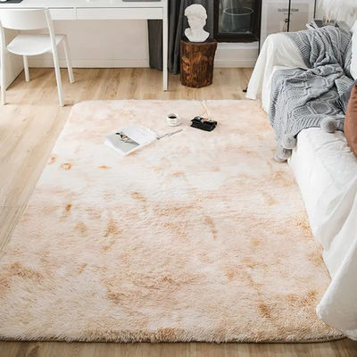 Moderno cor islâmica mista poliéster Shaggy quarto casa tapete decorativo para comercial