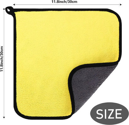 Toalhas de limpeza de automóveis de microfibra de 30*30cm dizem adeus aos produtos de limpeza caros