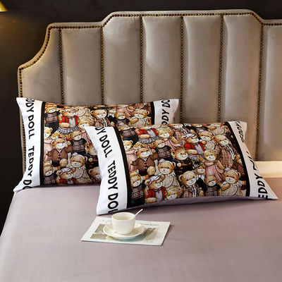 Cartoon Style 2023 Lençóis de cama de bebê Set de roupa de cama para crianças feita de tecido 100% poliéster