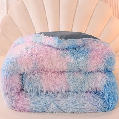 2024 Quilt Blanket For Home Mink Velvet Comforter Cristal Velvet Engrossado Inverno Quente Verão