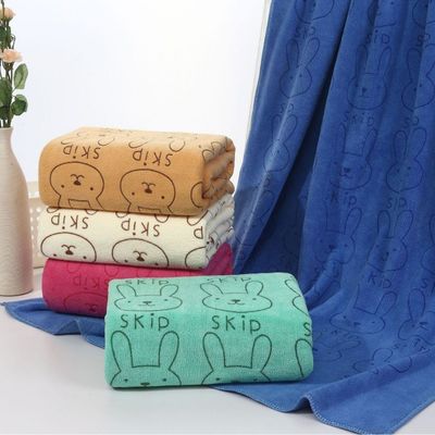 Conjunto de toalhas de mão de microfibra tecida de alta absorção de água com tamanho e cor personalizados