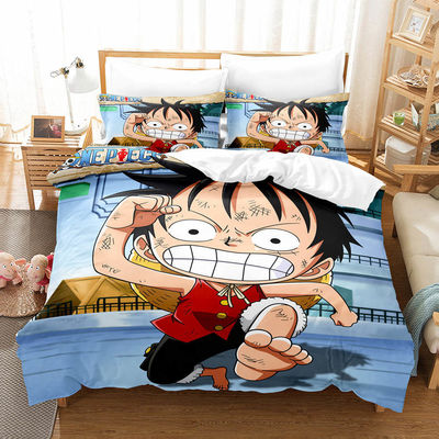 1Conjuntos de roupas de cama de.8m com impressão fotográfica personalizada Personagens de desenhos animados 3D e 40 conteúdo de tecido