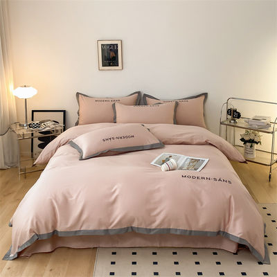 Padrões Nacionais desenho animado padrão 100% algodão roupa de cama conjunto 4pcs logotipo personalizado lençol de cama