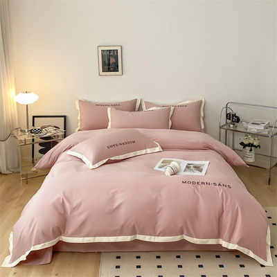 Padrões Nacionais desenho animado padrão 100% algodão roupa de cama conjunto 4pcs logotipo personalizado lençol de cama
