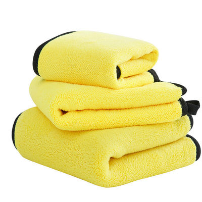 Toalha de microfibra super absorvente para maquiagem e roupa de limpeza 30*40 500g