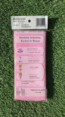 Refrigerante instantâneo 60% Nylon 40% Toalha de chuveiro de poliéster Esfoliação Toalha de banho de japonês