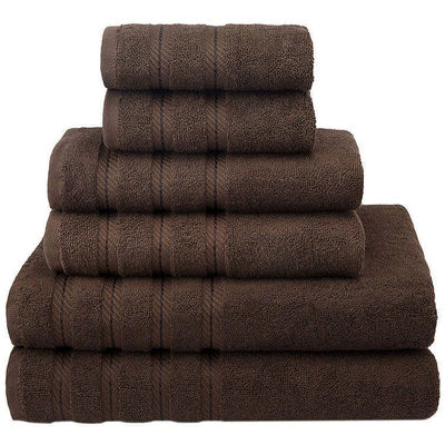 Custom Private Label Luxury Dobby Border Toalha 100% de algodão para banheiro adulto chuveiro