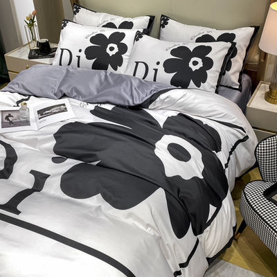 Sustentável Luxury Home Textile Designer Set de Camas com Cama de Flores