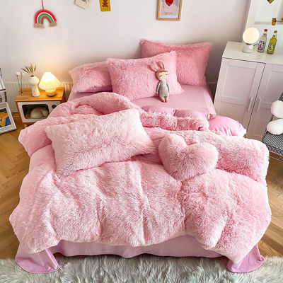 Modern Pink Princess Duvet Cover Sets para Outono Inverno Custom Christmas Gifts Lojas