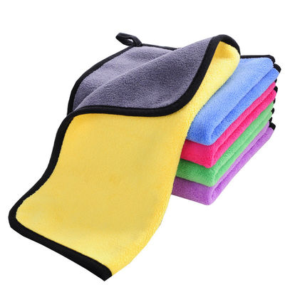 Toalha de microfibra super absorvente para secagem de automóveis 30*40 500g Roupas de remoção de maquiagem