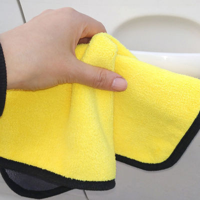 Toalha de microfibra super absorvente para secagem de automóveis 30*40 500g Roupas de remoção de maquiagem