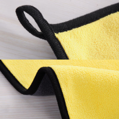 Toalha de microfibra super absorvente para secagem de automóveis 30*40 500g Roupas de remoção de maquiagem