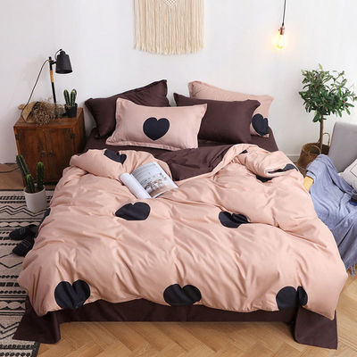 Moda simples Dimensão personalizada Set de roupa de cama floral 2-2,5 kg Peso Planta Design floral