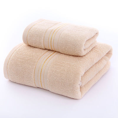Absorção Soft Golden Satin Dobby Towel Sets para Casa e Hotel Customize Label