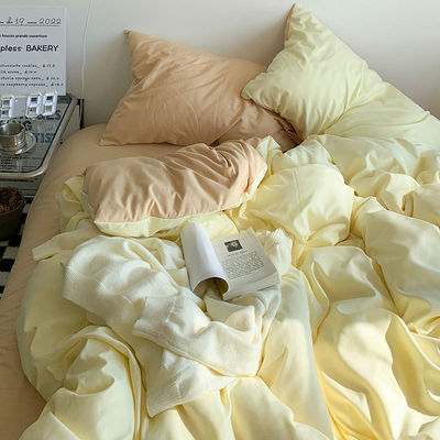 Tamanho personalizado Quilt de cama de luxo de lençóis em algodão macio e confortável para cama de casal