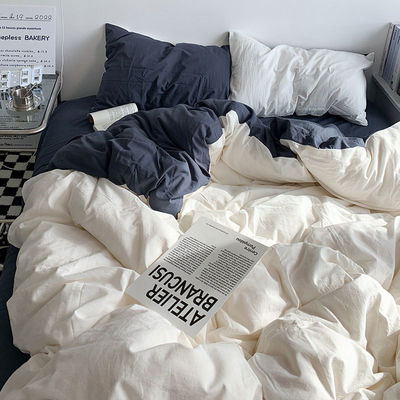 Tamanho personalizado Quilt de cama de luxo de lençóis em algodão macio e confortável para cama de casal