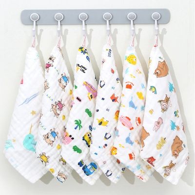 Toalhas para bebês de algodão orgânico de muselina de 30x30cm 25x50cm em branco