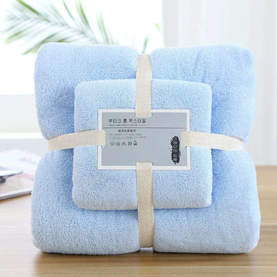 Customize Label Super Soft Microfibra Coral Veludo Toalha de Banho para presente acessível