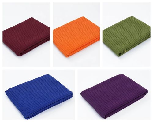 Toalha de ioga quente antiderrapante com pontos de silicone Desenhos de impressão ecológicos e personalizados