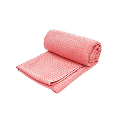 Toalha de ioga quente antiderrapante com pontos de silicone Desenhos de impressão ecológicos e personalizados