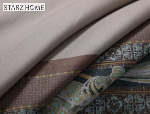 60S padrão floral confortador personalizado lençóis de cama de algodão para King Size luxo roupa de cama