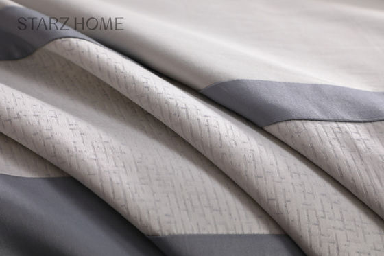 100% de algodão Jacquard Set de roupa de cama para design moderno simples casa colchas e lençóis