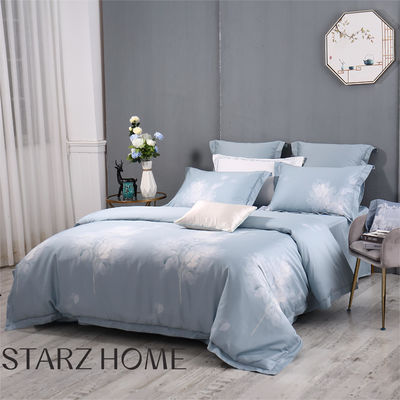 Estilo de Design Simples Luxo 100% Poliéster 3 Peças Cobertura de Colchão Set de Cama de Lamento Flat Sheet