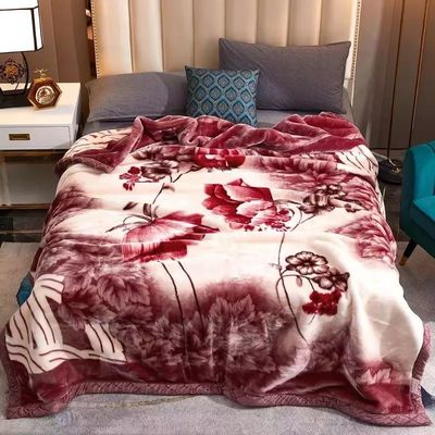 Superiora Dupla Camada Quente Suave Luxo Impressão Cobertura Amigável para a Pele Cochilo Dormir