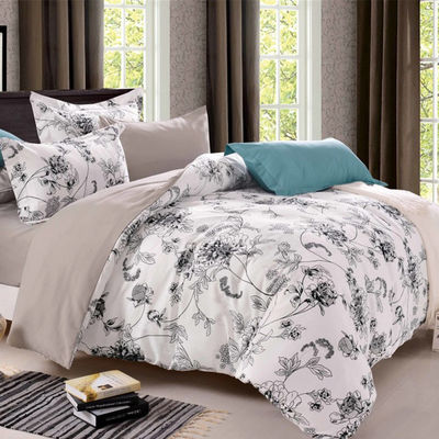 Conjunto de cobertura de edredom Impressão Reativa de Fibras de Poliéster 3 Pcs Conjunto de cobertura de cobertor de almofada Lençóis de cama de luxo
