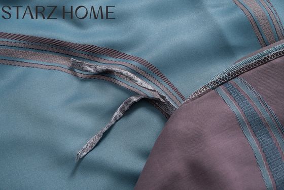 300TC Viscose algodão Jacquard 4Pcs Bedding Sets para uma experiência de sono confortável