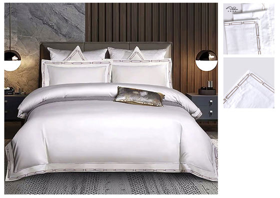 4 Pcs Luxury Designs Set de roupa de cama impressa Tipo de roupa de cama de casamento Kit de quatro peças