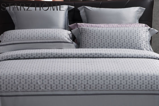 Modelo sólido 100% algodão 60S 300TC Jacquard lençol de cama plano para 2,2m 7 pés cama