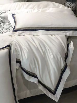 Personaliza a tua casa com o conjunto de algodão puro de Mercury, de seis peças, de cor luxuosa e sólida.