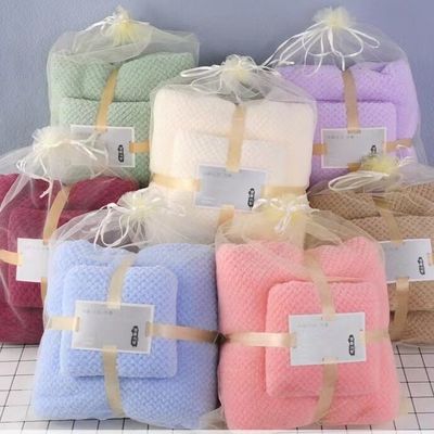 Toalha suave para pele para casamento presente de Natal embalagem personalizada logotipo souvenir