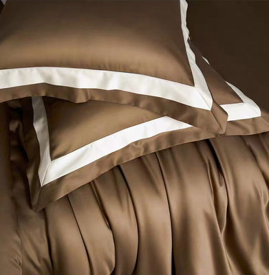 Elegante Kit de Casamento de Quatro Peças 400TC Set de Roupas de Cama com Lenço de Conforto e Cobertura de Quilt