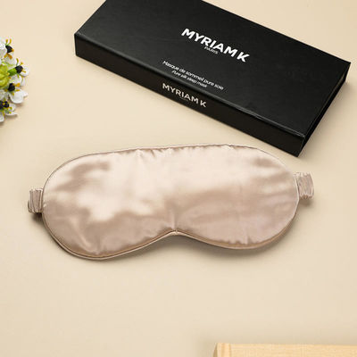 Modern Simplicity Style Mulberry Silk Sleep Blindfold com logotipo personalizado