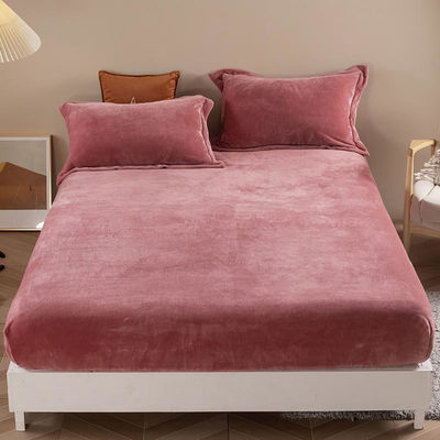 Cor personalizada Lençóis de cama 100% de algodão Set de lençóis para todas as estações em roupas de cama de luxo